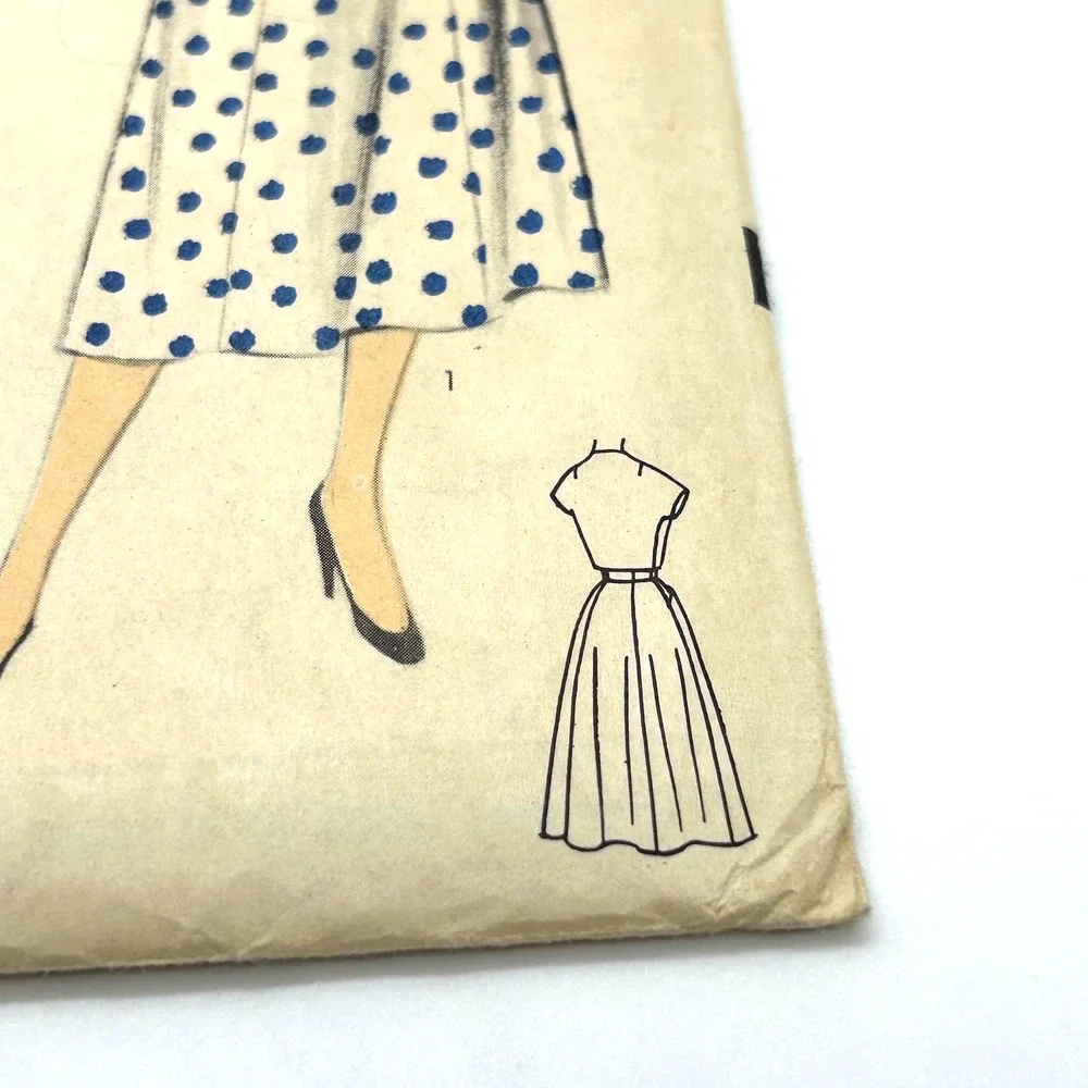 Advance Vintage 1950's Pattern #6702 Misses Sun‎ Dress And Bolero Size 16